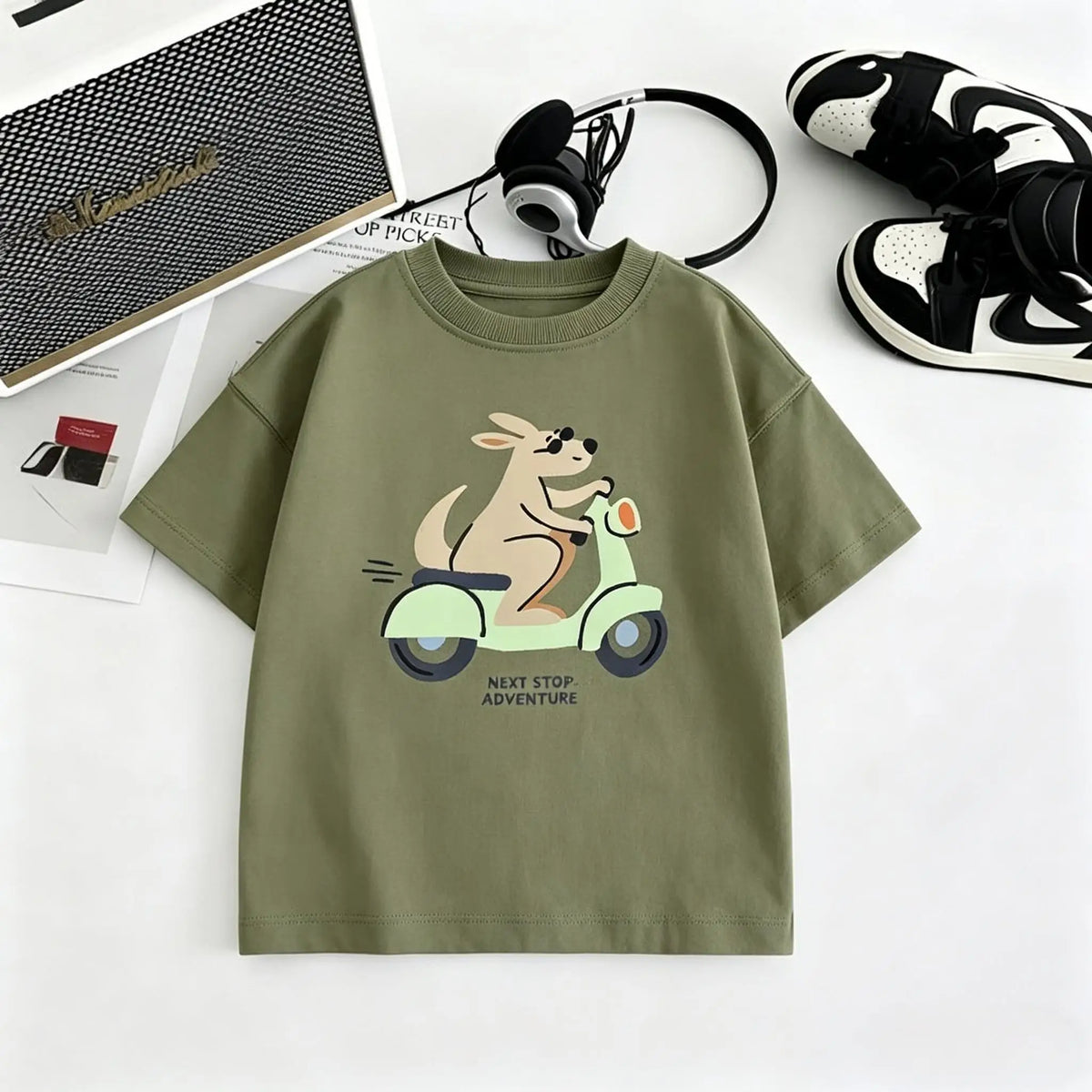Little Boys Girls Summer Clothing Kid Crew Neck Short Sleeve T Shirt Cotton Material Thin Fabric Apparel Fashion Children Tops