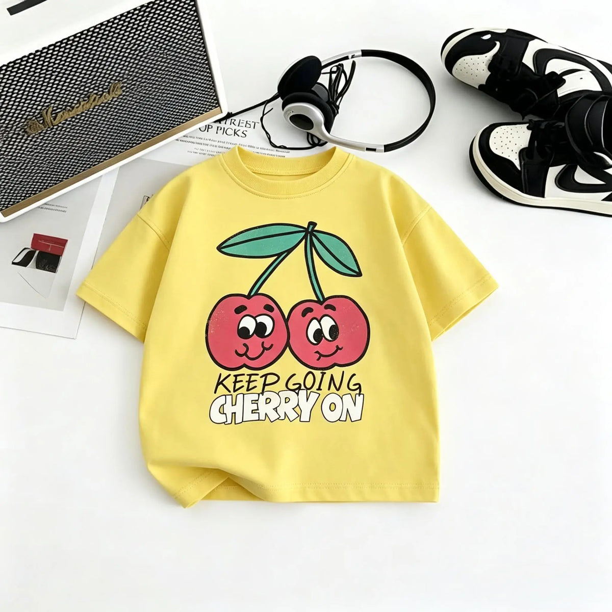 Little Boys Girls Summer Clothing Kid Crew Neck Short Sleeve T Shirt Cotton Material Thin Fabric Apparel Fashion Children Tops