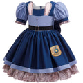 2026 Brave Bunny Adventure Judy Cosplay Costume Girls Zoo 2 Carnival Role Play Clothing Rabbit Officer Uniform Dress Kid Apparel