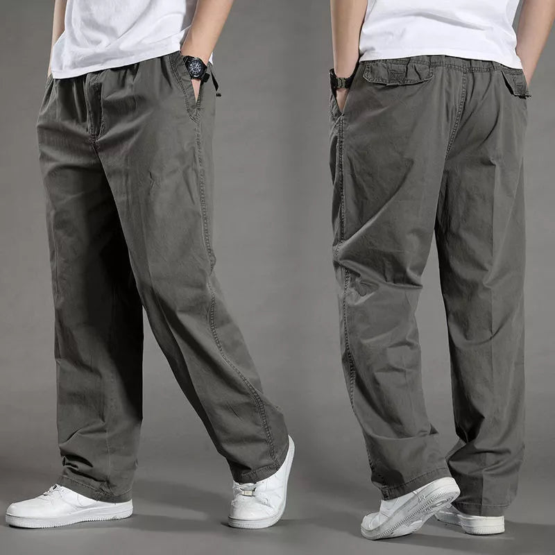 Men's Cargo Pants Summer Spring Cotton Work Wear New In Large  Casual Climbing Joggers Sweatpants Hombre Autumn Trousers