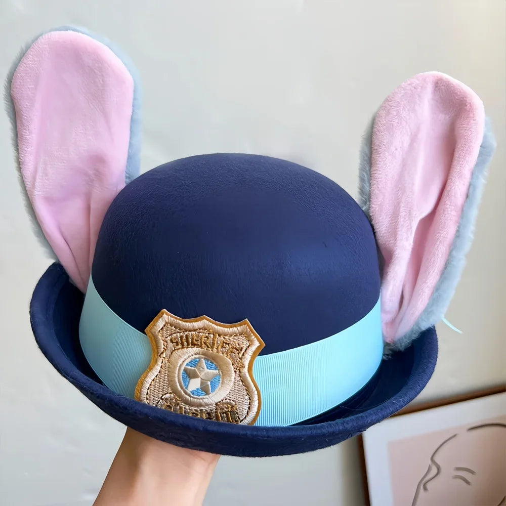 2026 Brave Bunny Adventure Judy Cosplay Costume Girls Zoo 2 Carnival Role Play Clothing Rabbit Officer Uniform Dress Kid Apparel