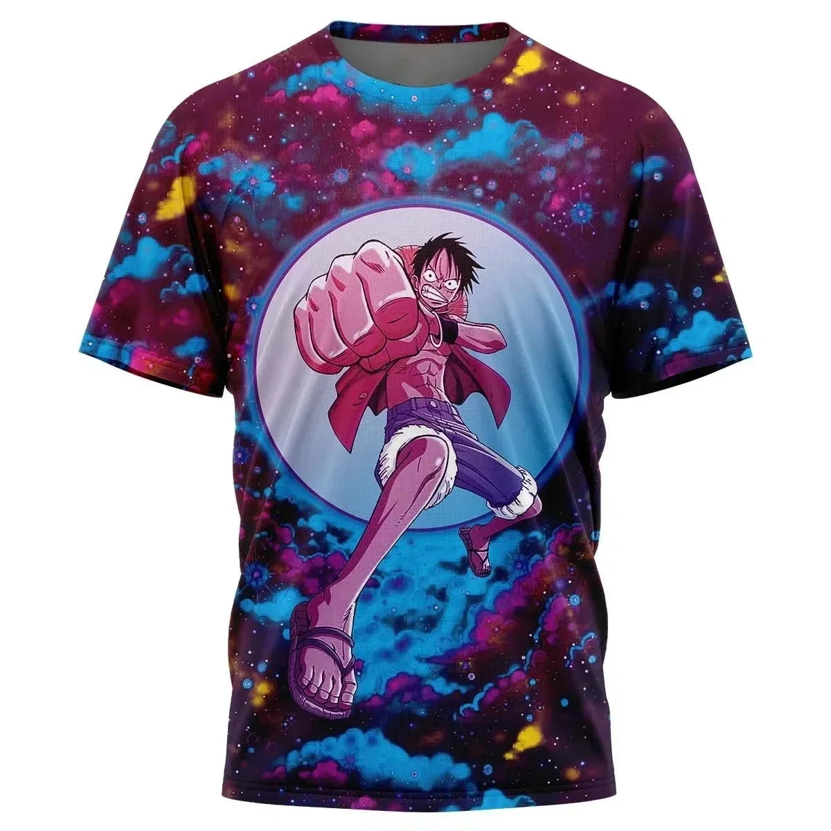 Children's Clothing, Anime"One Piece"Luffy Kids T-Shirt, Boys' Apparel, Children's T-Shirts, Short-Sleeve Tops, Fashion T-Shirts