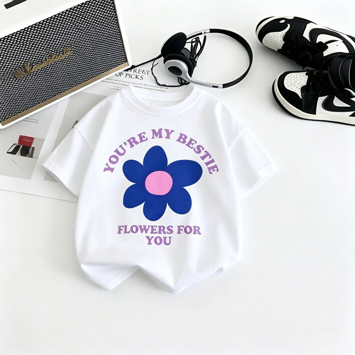 Little Boys Girls Summer Clothing Kid Crew Neck Short Sleeve T Shirt Cotton Material Thin Fabric Apparel Fashion Children Tops